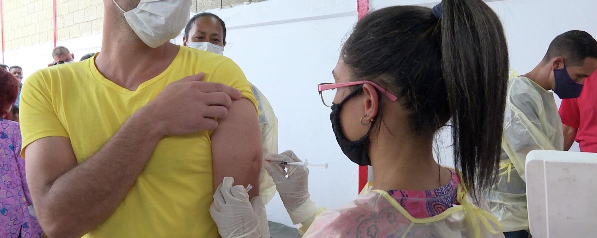Vacunación en centro penitenciario de Caracas Vacunación en centro penitenciario de Caracas - Sputnik Mundo, 1920, 02.07.2021