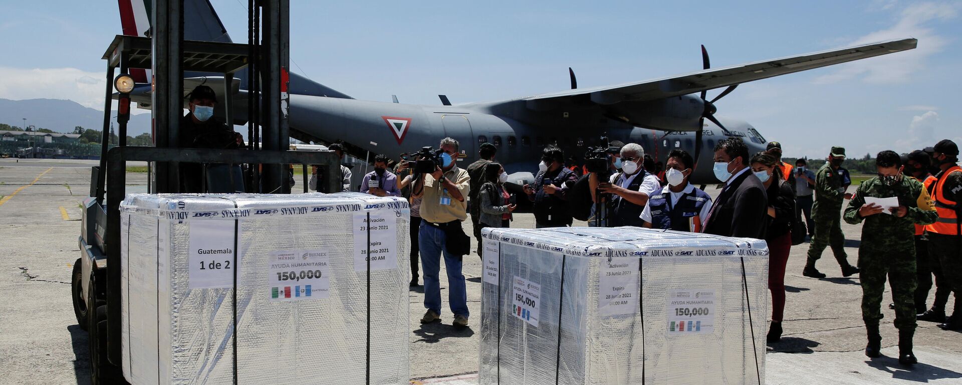 Llegada de vacunas AstraZeneca a México - Sputnik Mundo, 1920, 02.07.2021