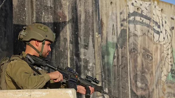 Militar israelí en Cisjordania - Sputnik Mundo