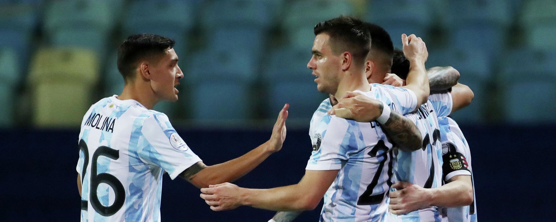 Jugadores de la selección argentina de fútbol Jugadores de la selección argentina de fútbol - Sputnik Mundo, 1920, 04.07.2021