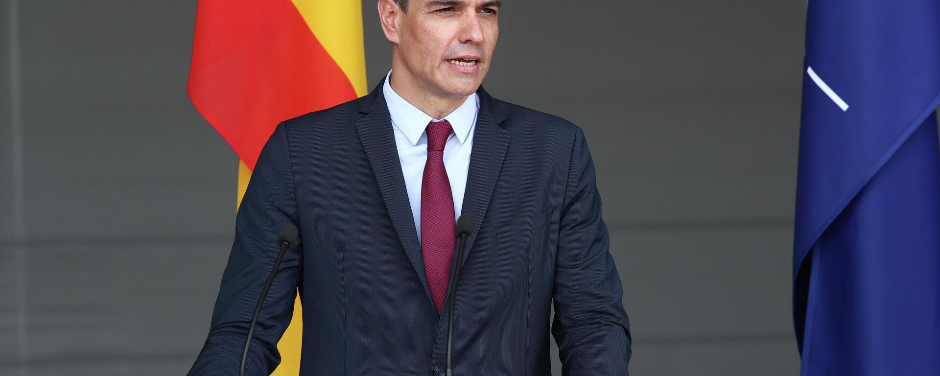 El presidente del Gobierno, Pedro Sánchez, durante su visita a Lituania - Sputnik Mundo, 1920, 12.07.2023