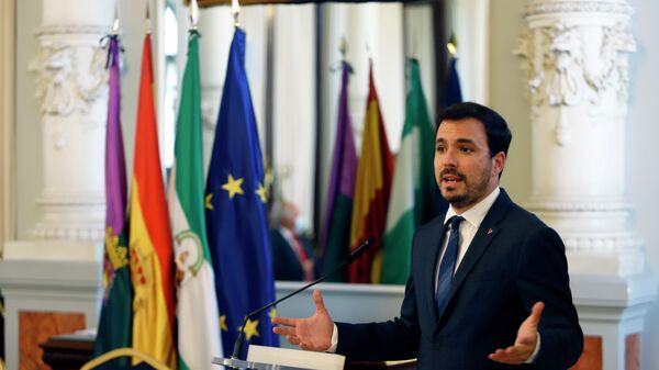 Alberto Garzón, el ministro de Consumo de España - Sputnik Mundo