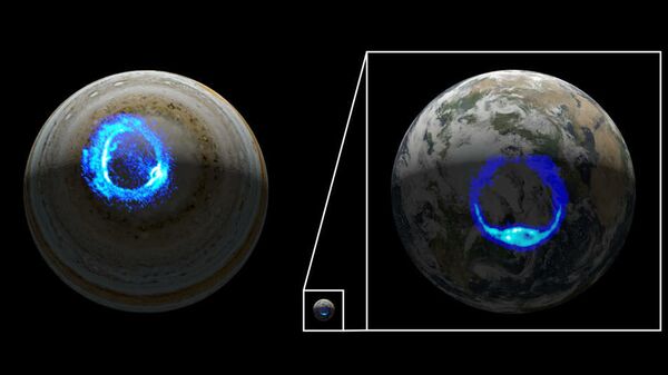 Auroras polares ultravioleta en Júpiter y en la Tierra - Sputnik Mundo