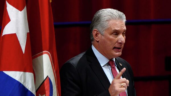 Miguel Díaz-Canel Bermúdez, el presidente de Cuba  - Sputnik Mundo