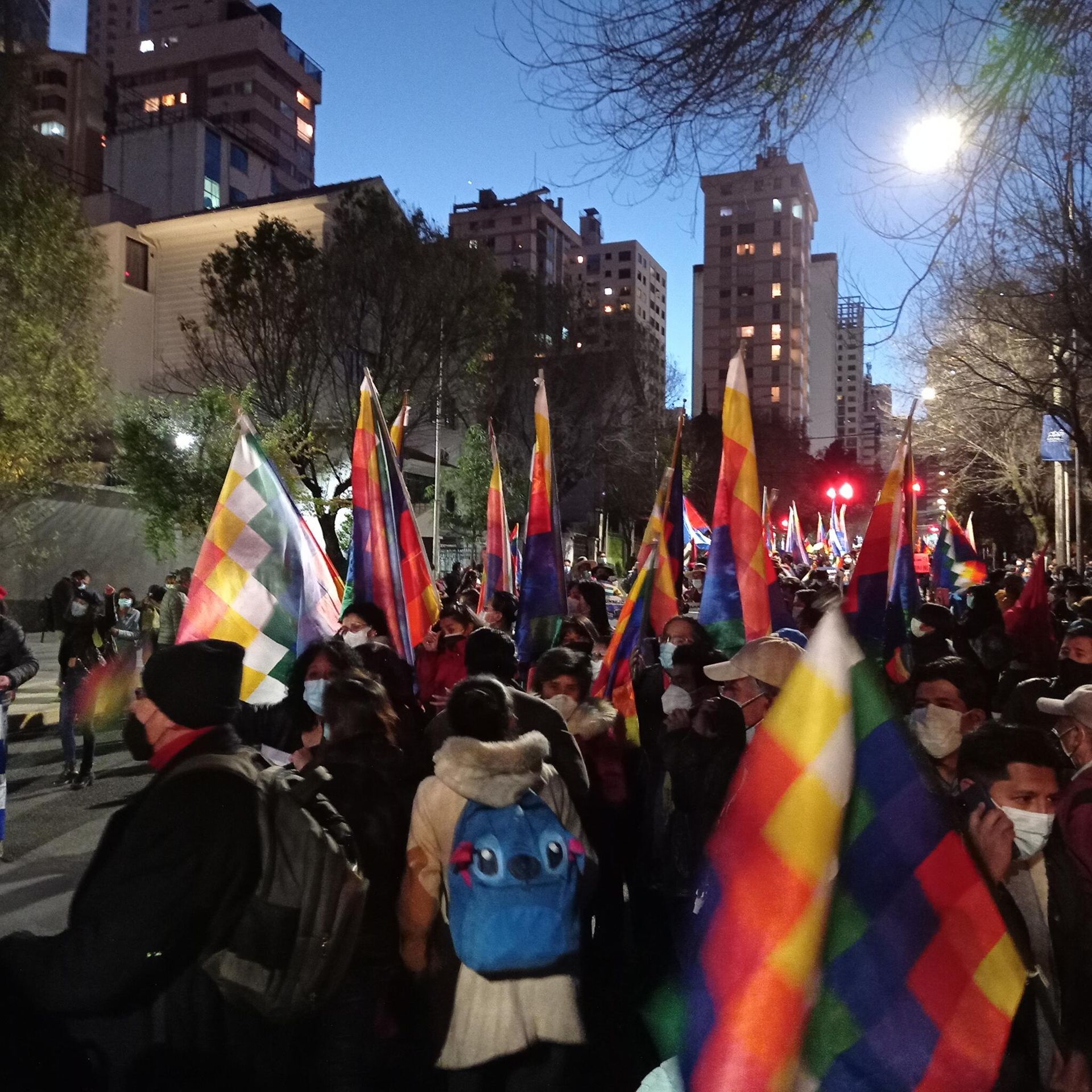 Manifestación en Bolivia en apoyo del Gobierno cubano - Sputnik Mundo, 1920, 15.07.2021