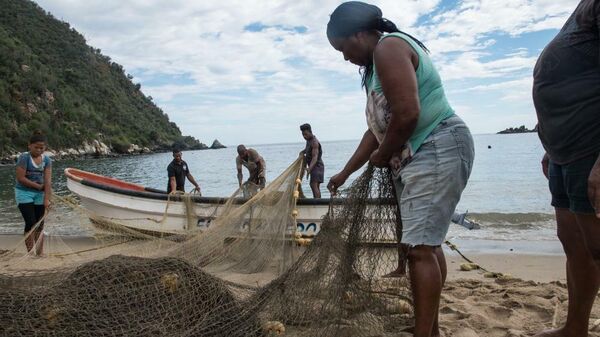 Pescadoras venezolanas - Sputnik Mundo