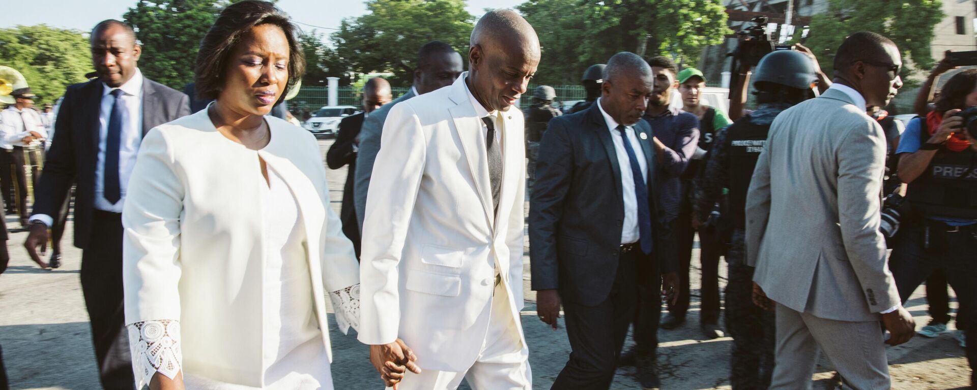  Martine Etienne, exprimera dama de Haití, con Jovenel Moïse - Sputnik Mundo, 1920, 17.07.2021