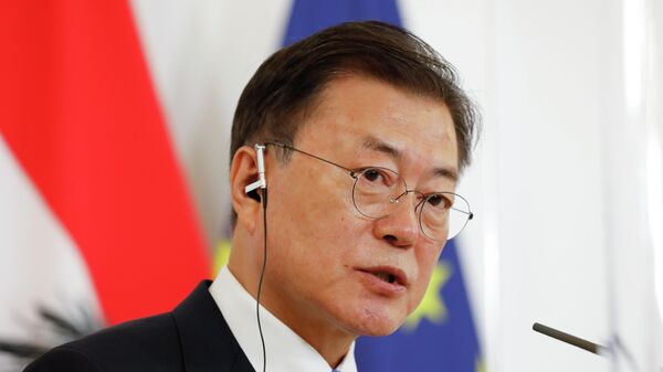 Moon Jae-in, presidente de Corea del Sur - Sputnik Mundo