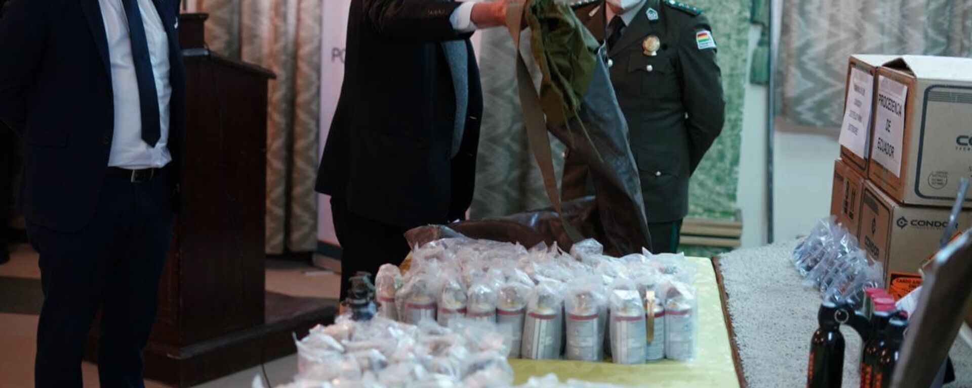 El Gobierno de Bolivia exhibió las municiones y confirmó que hubo tráfico ilícito desde Argentina - Sputnik Mundo, 1920, 22.07.2021