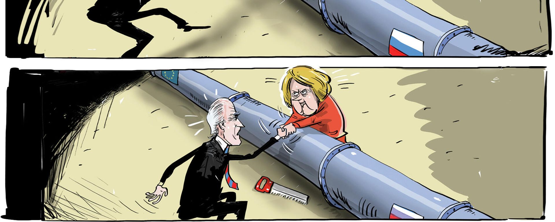 ¿EEUU y Alemania finalmente se darán la mano? ¿EEUU y Alemania finalmente se darán la mano? - Sputnik Mundo, 1920, 20.07.2021