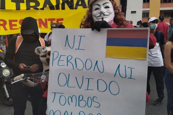 Manifestación en Bucaramanga, Colombia Manifestación en Bucaramanga, Colombia - Sputnik Mundo