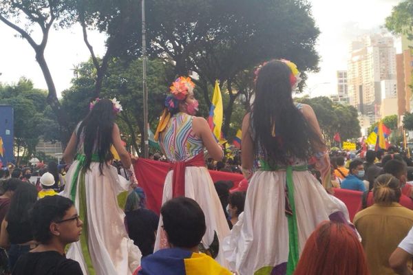 Manifestación en Bucaramanga, Colombia Manifestación en Bucaramanga, Colombia - Sputnik Mundo