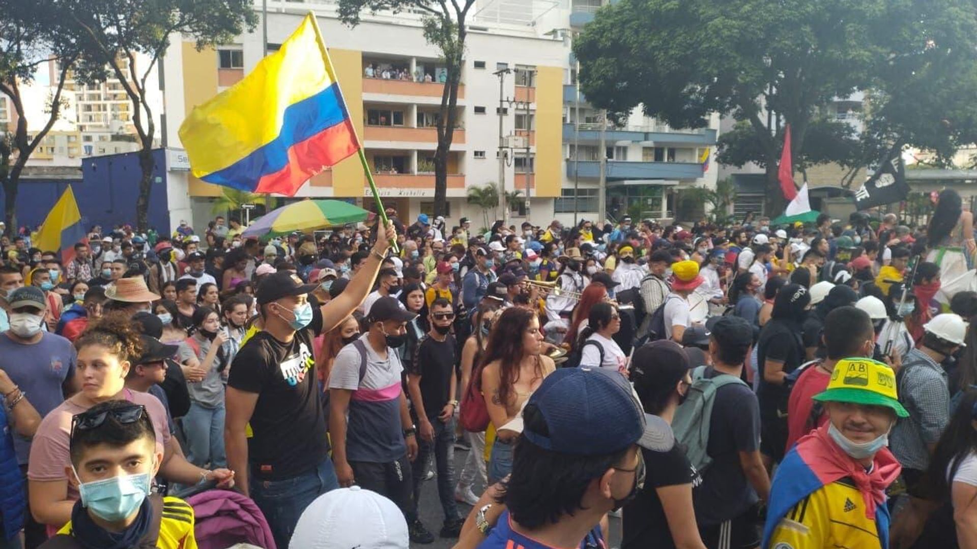 Manifestación en Bucaramanga, Colombia Manifestación en Bucaramanga, Colombia - Sputnik Mundo, 1920, 21.07.2021