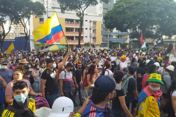 Manifestación en Bucaramanga, Colombia Manifestación en Bucaramanga, Colombia - Sputnik Mundo