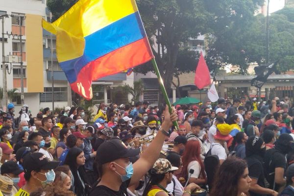 Manifestación en Bucaramanga, Colombia Manifestación en Bucaramanga, Colombia - Sputnik Mundo