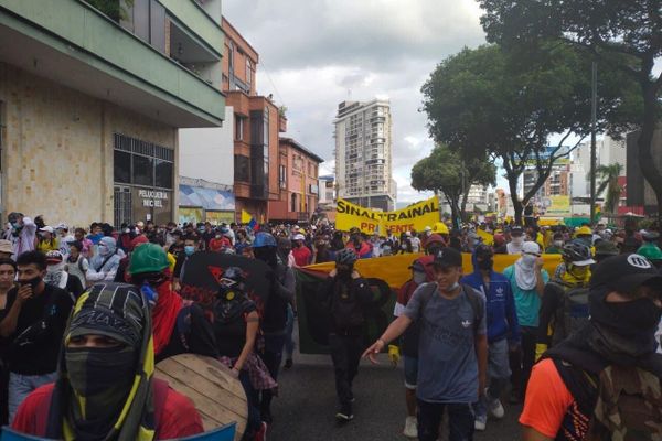 Manifestación en Bucaramanga, Colombia Manifestación en Bucaramanga, Colombia - Sputnik Mundo