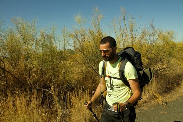 Pedro hidalgo en su Camino a Santiago (Vía de la Plata) - Sputnik Mundo