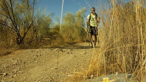 Pedro hidalgo en su Camino a Santiago (Vía de la Plata) - Sputnik Mundo