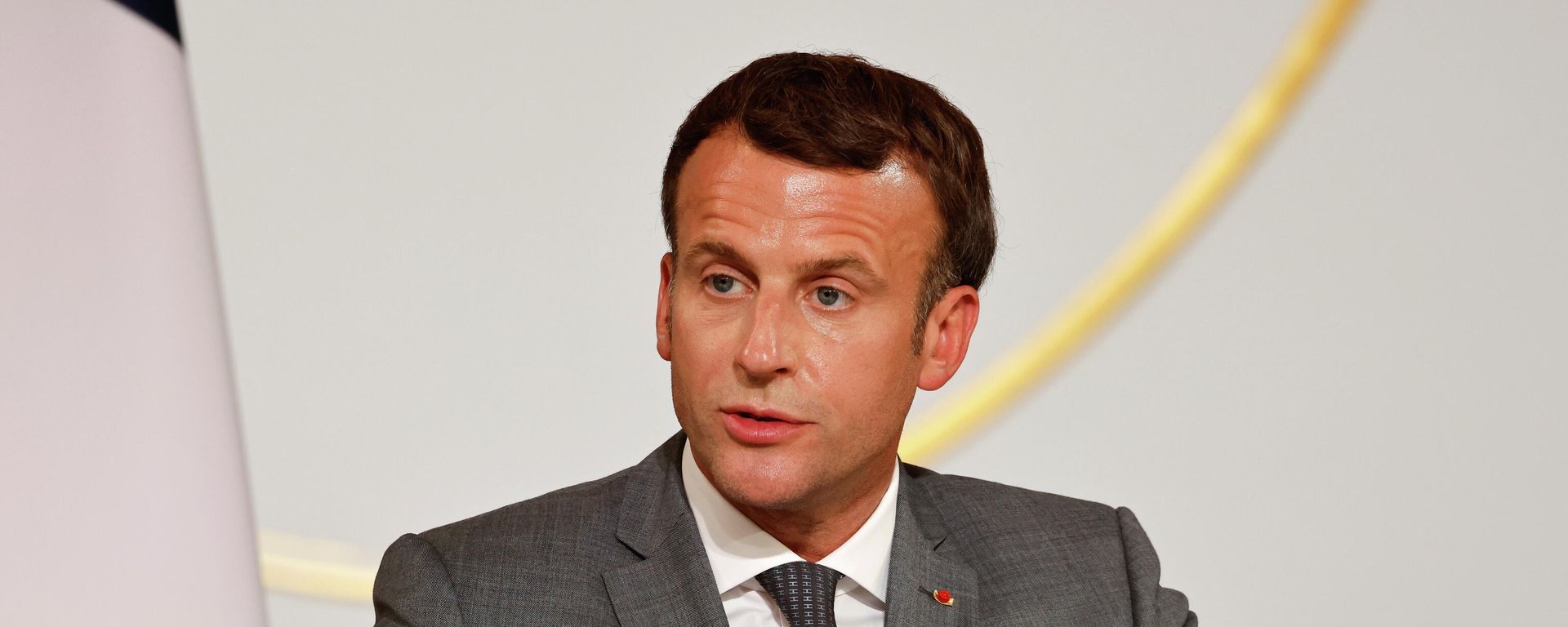 Emmanuel Macron, presidente de Francia Emmanuel Macron, presidente de Francia - Sputnik Mundo, 1920, 21.07.2021