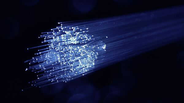 Un haz de fibras ópticas - Sputnik Mundo