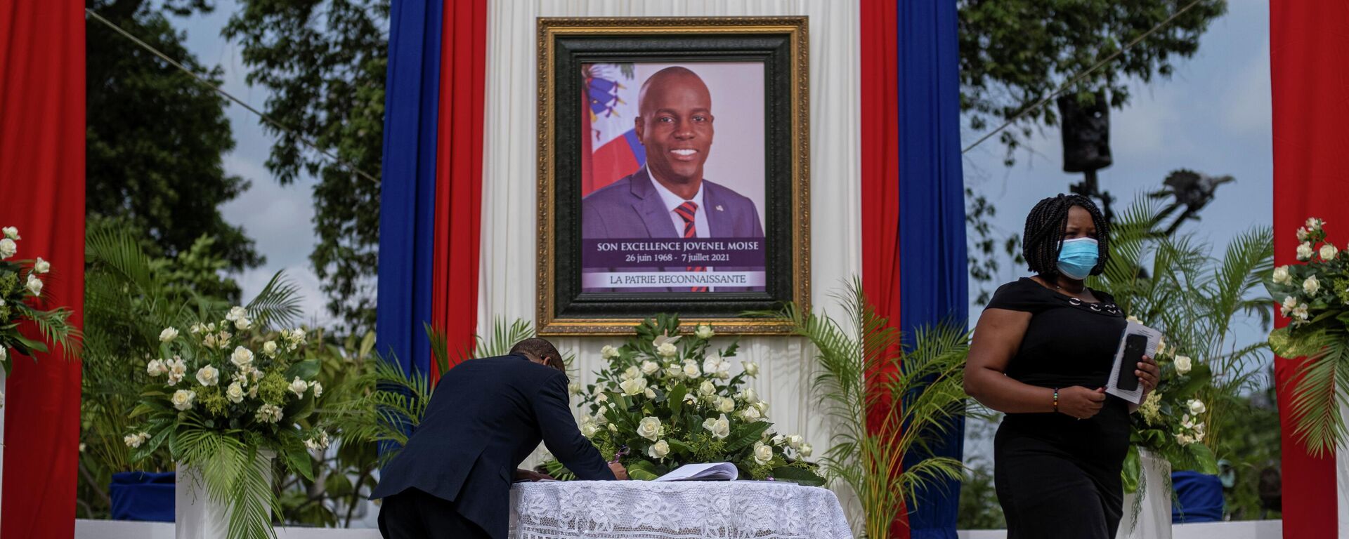 Ceremonioa en honor al expresidente de Haití, Jovenel Moise - Sputnik Mundo, 1920, 10.08.2021