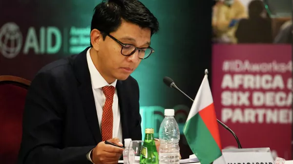 El presidente de Madagascar, Andry Rajoelina - Sputnik Mundo