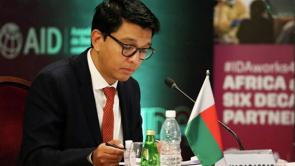 El presidente de Madagascar, Andry Rajoelina - Sputnik Mundo