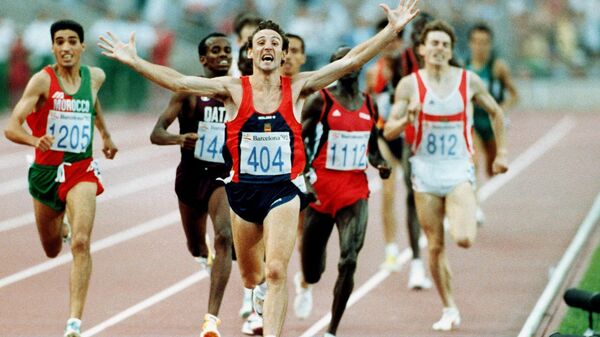 Fermín Cacho, primera medalla de oro olímpica de la historia para el atletismo español - Sputnik Mundo