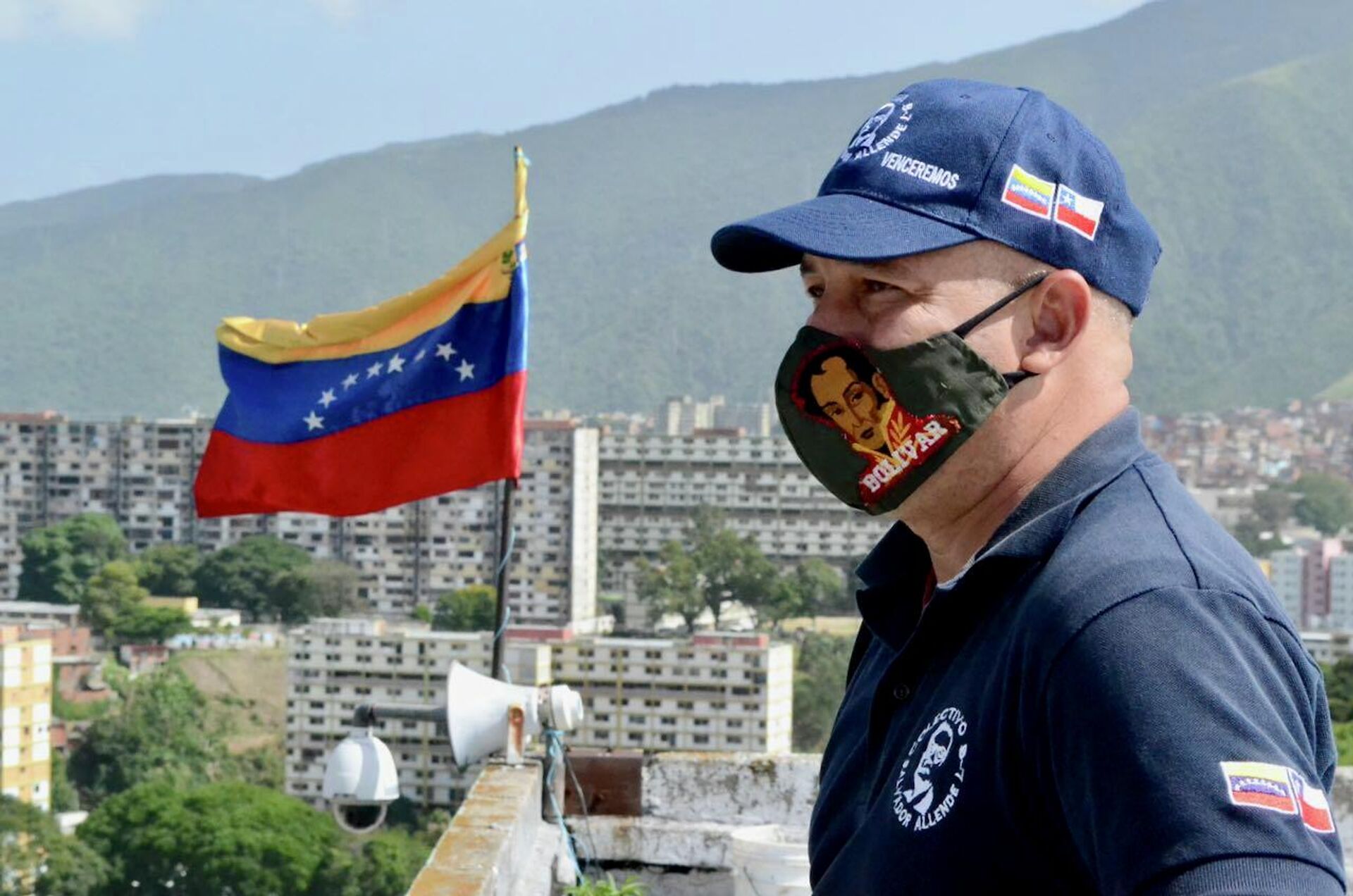 David Romero, líder del colectivo Salvador Allende del Barrio 23 de Enero - Sputnik Mundo, 1920, 23.07.2021