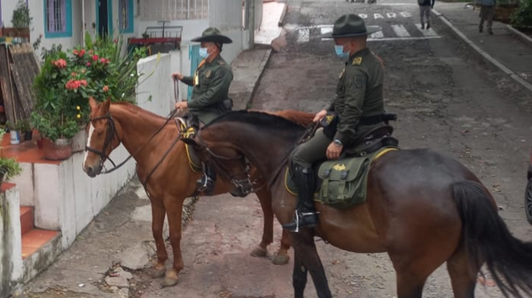 Carabineros colombianos, foto de archivo - Sputnik Mundo