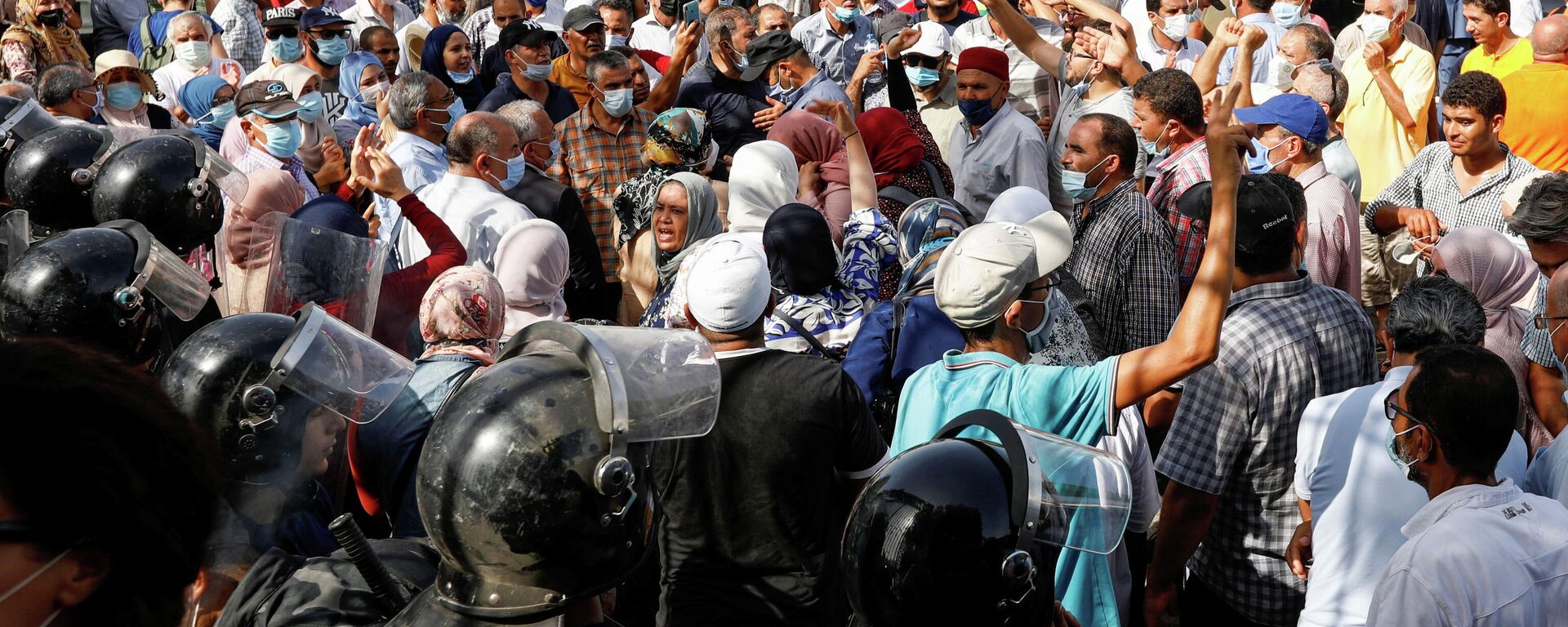 Protestas en Túnez - Sputnik Mundo, 1920, 26.07.2021