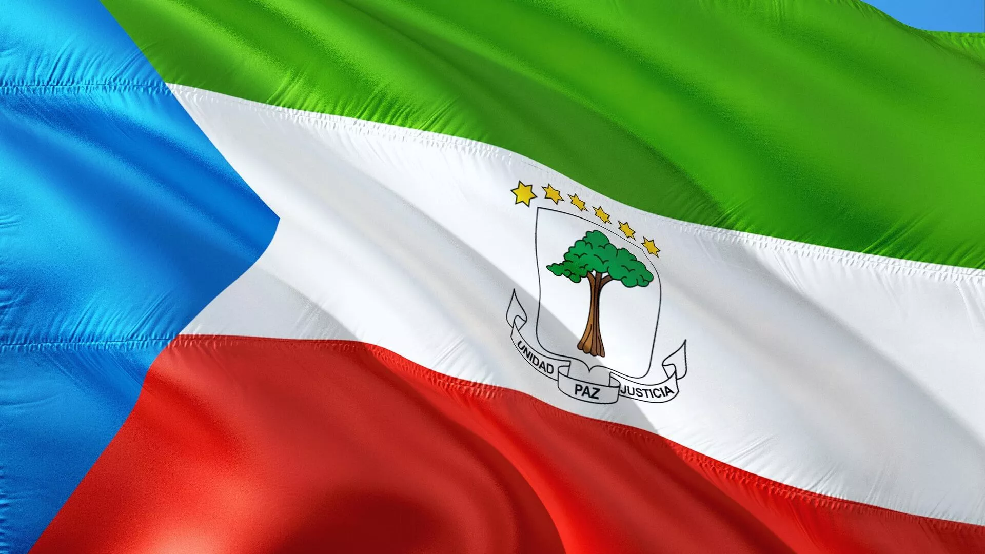 Bandera de Guinea Ecuatorial 