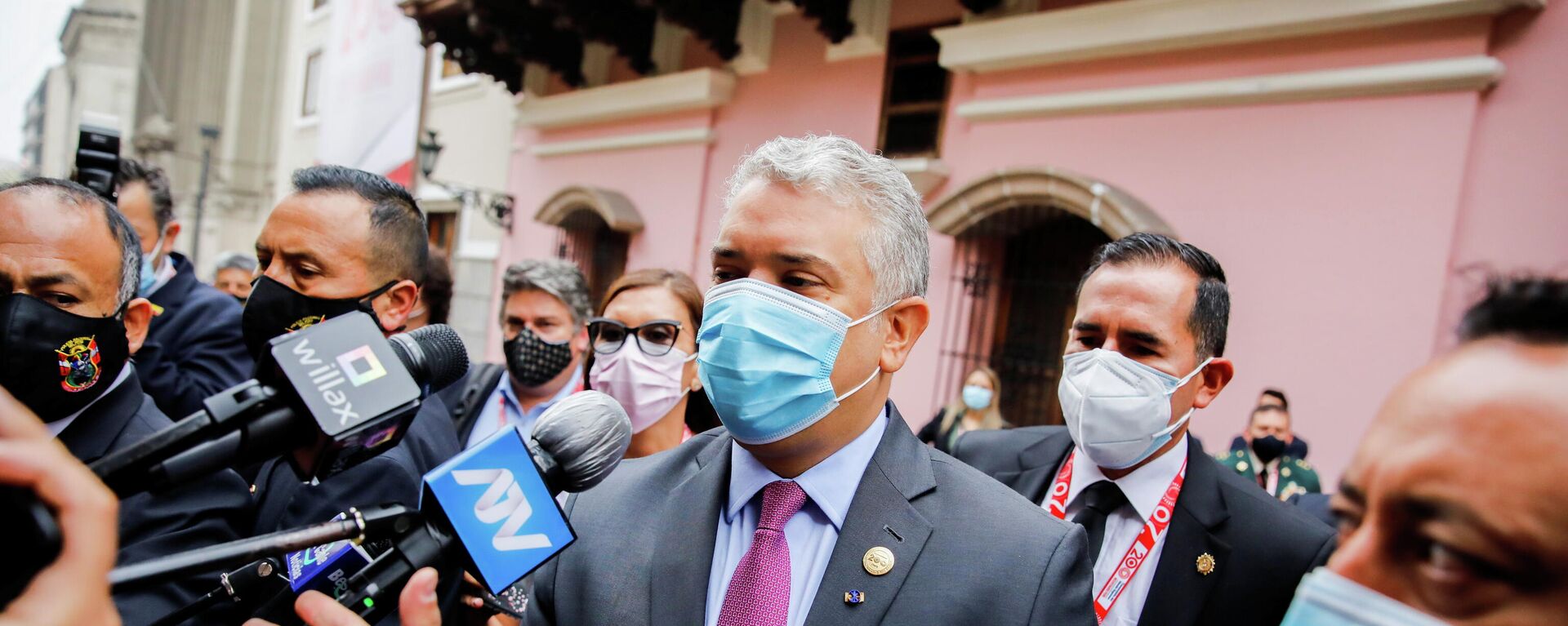 Iván Duque, presidente de Colombia, en la asunción de Pedro Castillo - Sputnik Mundo, 1920, 28.07.2021