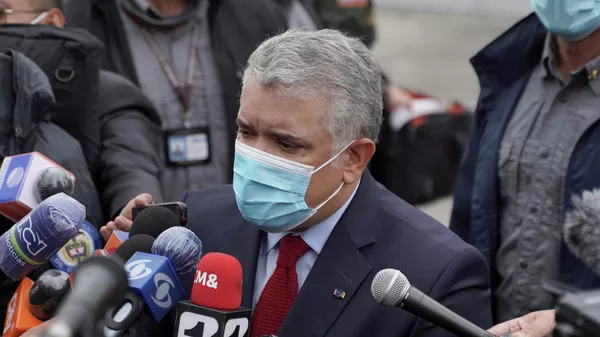 Iván Duque, presidente de Colombia - Sputnik Mundo