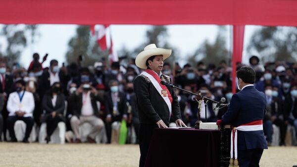 Pedro Castillo, presidente de Perú - Sputnik Mundo