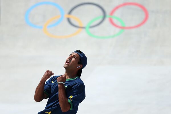 El brasileño Kelvin Hoefler, medallista de plata en Tokio 2020 - Sputnik Mundo