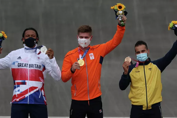 El colombiano Carlos Alberto Ramírez Yepes, bronce en ciclismo BMX Racing - Sputnik Mundo
