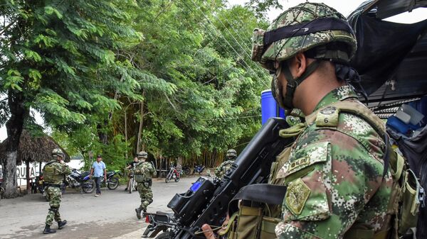 Militares colombianos, foto de archivo - Sputnik Mundo