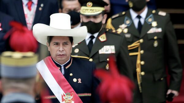 El presidente de Perú, Pedro Castillo - Sputnik Mundo