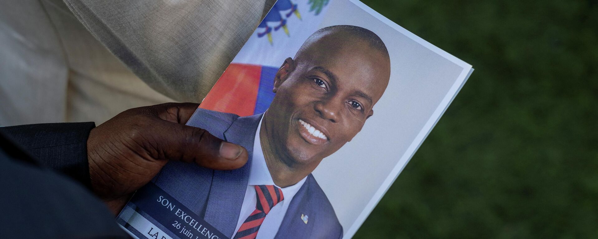 El retrato del asesinado presidente de Haití, Jovenel Moise - Sputnik Mundo, 1920, 13.08.2021