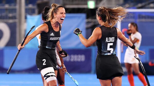 Jugadoras de la selección argentina de hockey en Tokio 2020 - Sputnik Mundo
