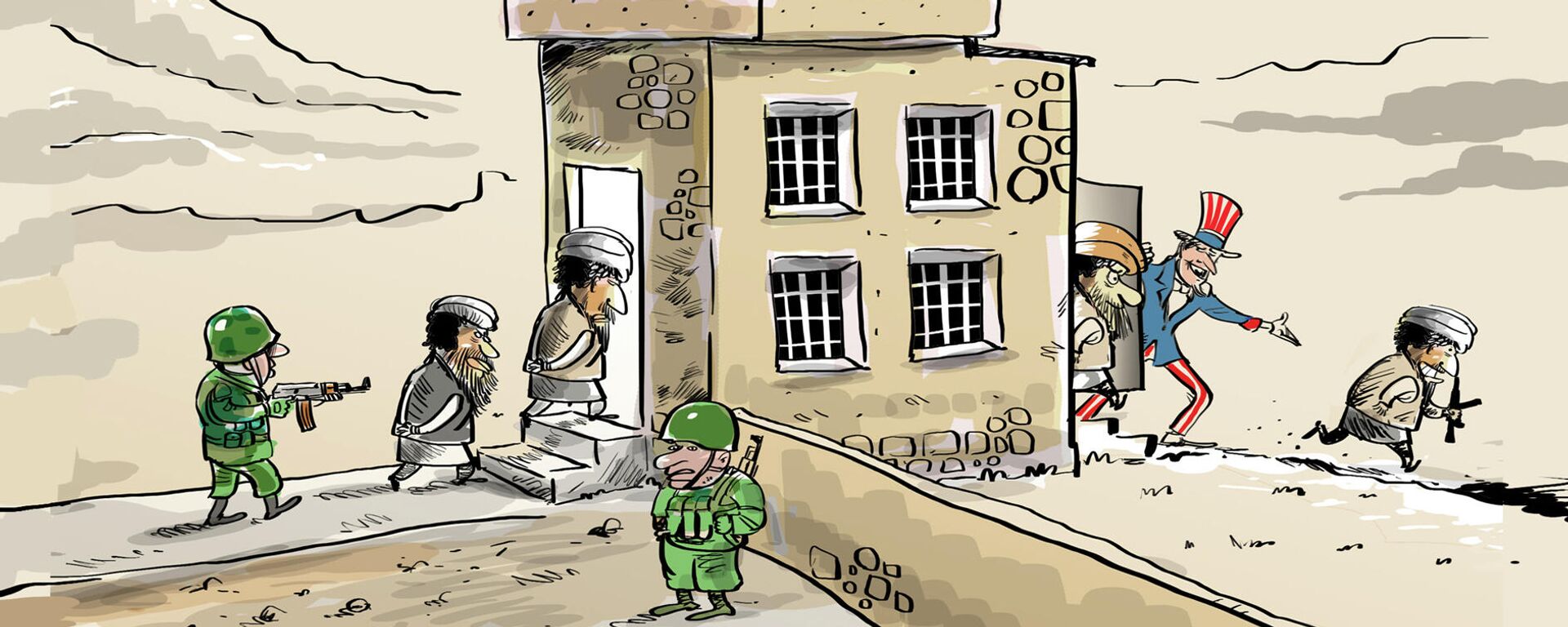 EEUU presiona a Afganistán para que libere a miles de militantes  - Sputnik Mundo, 1920, 05.08.2021