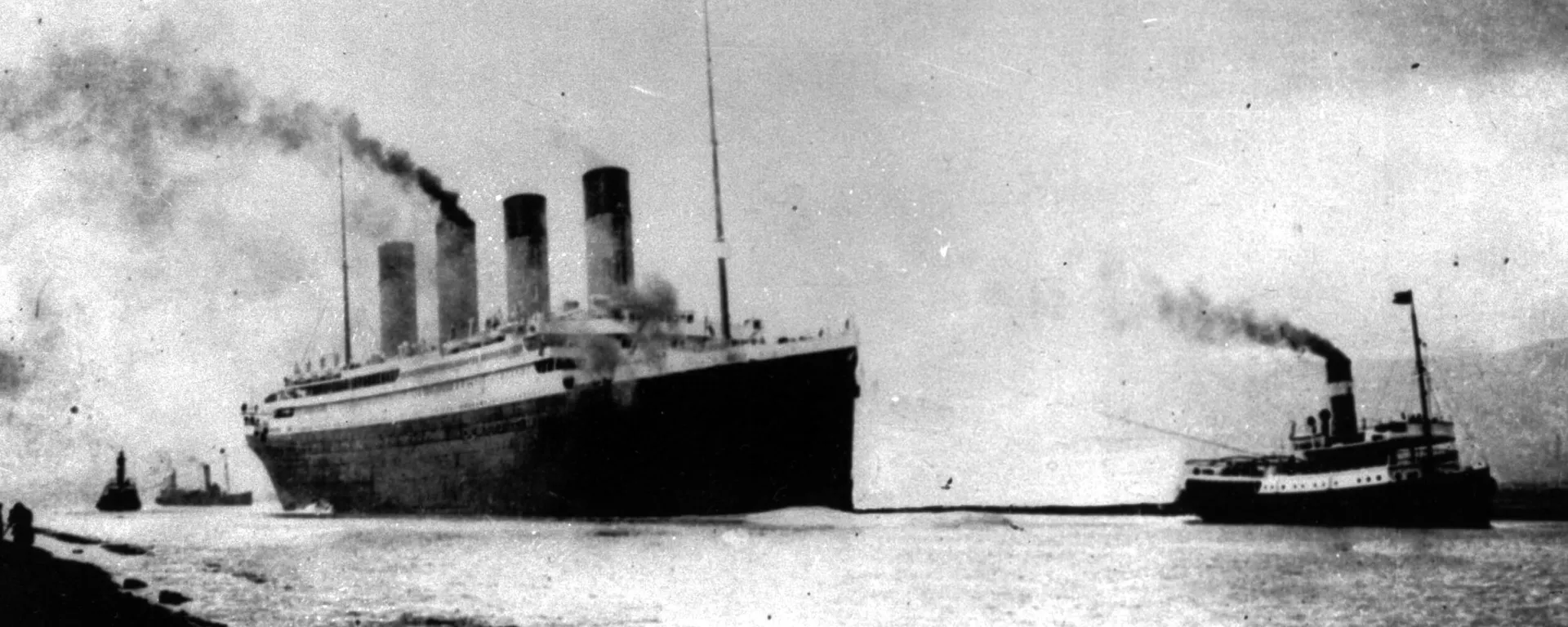 El Titanic sale del puerto de Southampton (Reino Unido) en su primer viaje por el Atlántico El Titanic sale del puerto de Southampton (Reino Unido) en su primer viaje por el Atlántico - Sputnik Mundo, 1920, 05.08.2021