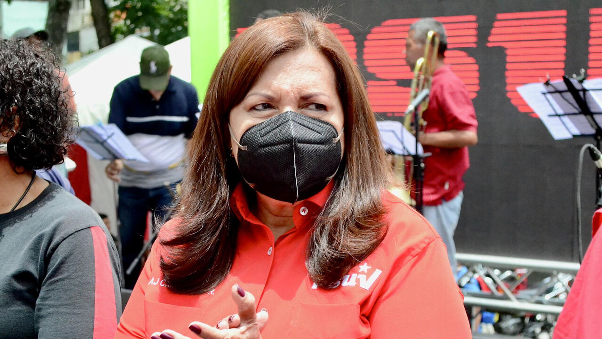 Carmen Meléndez, ministra del Interior y precandidata del PSUV a la Alcaldía de Caracas Carmen Meléndez, ministra del Interior y precandidata del PSUV a la Alcaldía de Caracas - Sputnik Mundo, 1920, 03.06.2022
