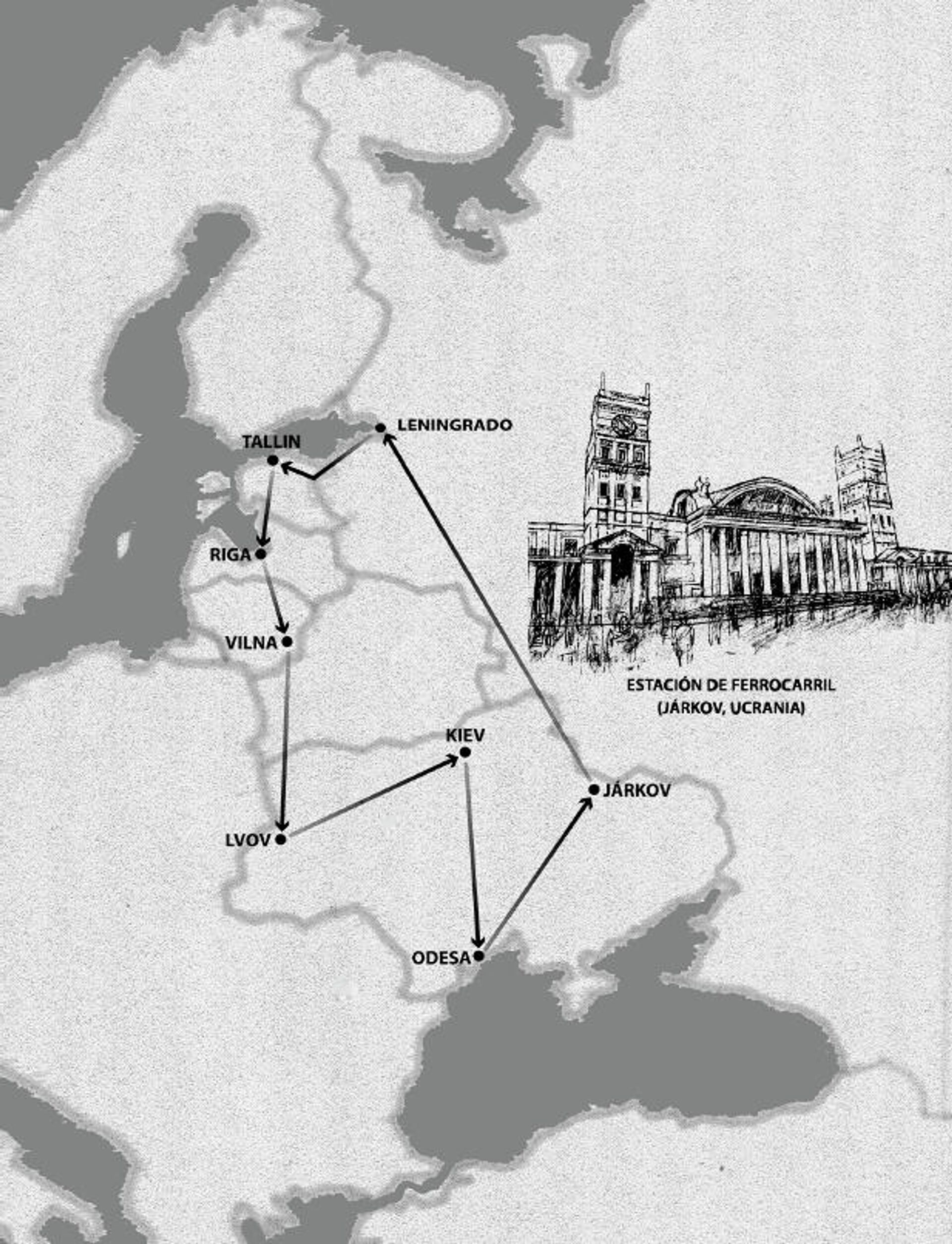 Plano de viaje de Sara Gutiérrez por la URSS Plano de viaje de Sara Gutiérrez por la URSS - Sputnik Mundo, 1920, 06.08.2021