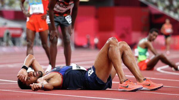 El maratonista francés Morhad Amdouni - Sputnik Mundo