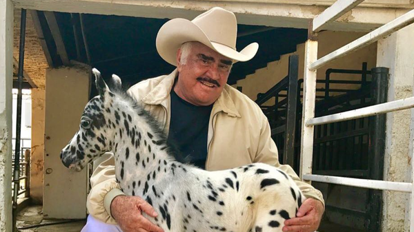 El cantante Vicente Fernández en su rancho - Sputnik Mundo