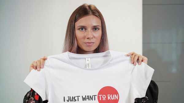 La atleta bielorrusa Krystsina Tsimanouskaya - Sputnik Mundo