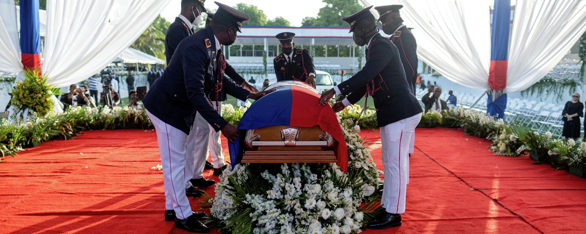 El funeral del asesinado presidente haitiano Jovenel Moise - Sputnik Mundo, 1920, 10.08.2021