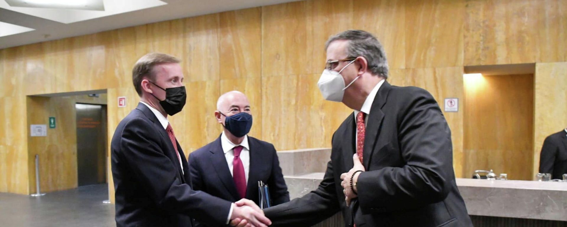 Jake Sullivan, Alejandro Mayorkas y Marcelo Ebrard - Sputnik Mundo, 1920, 11.08.2021